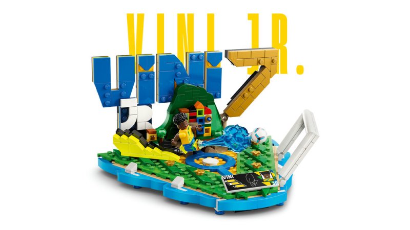 LEGO® Editions 43027 Vini Jr. – Hvězdné momenty fotbalu