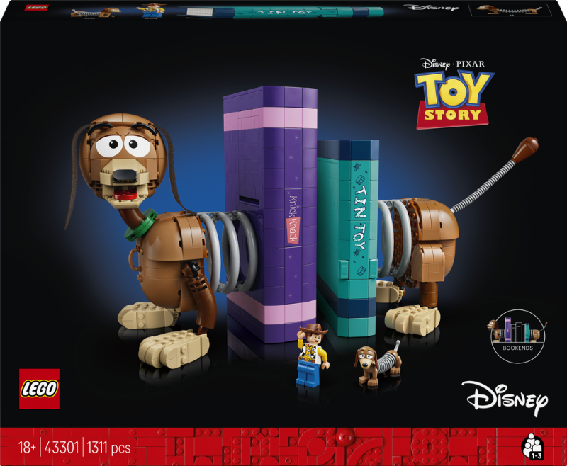 LEGO® │ Disney a Pixar 43301 Knižní zarážky: Slinky z filmu Toy Story