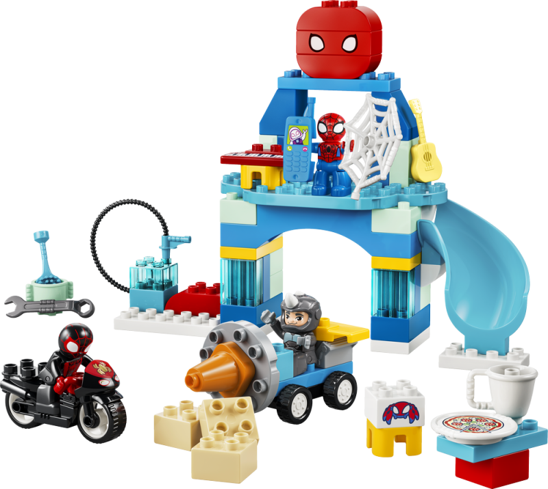 LEGO® DUPLO® │ Marvel 10464 Spideyho tým a pavoučí základna