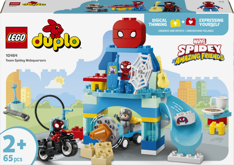LEGO® DUPLO® │ Marvel 10464 Spideyho tým a pavoučí základna