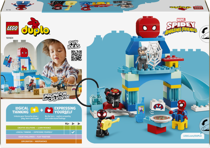 LEGO® DUPLO® │ Marvel 10464 Spideyho tým a pavoučí základna
