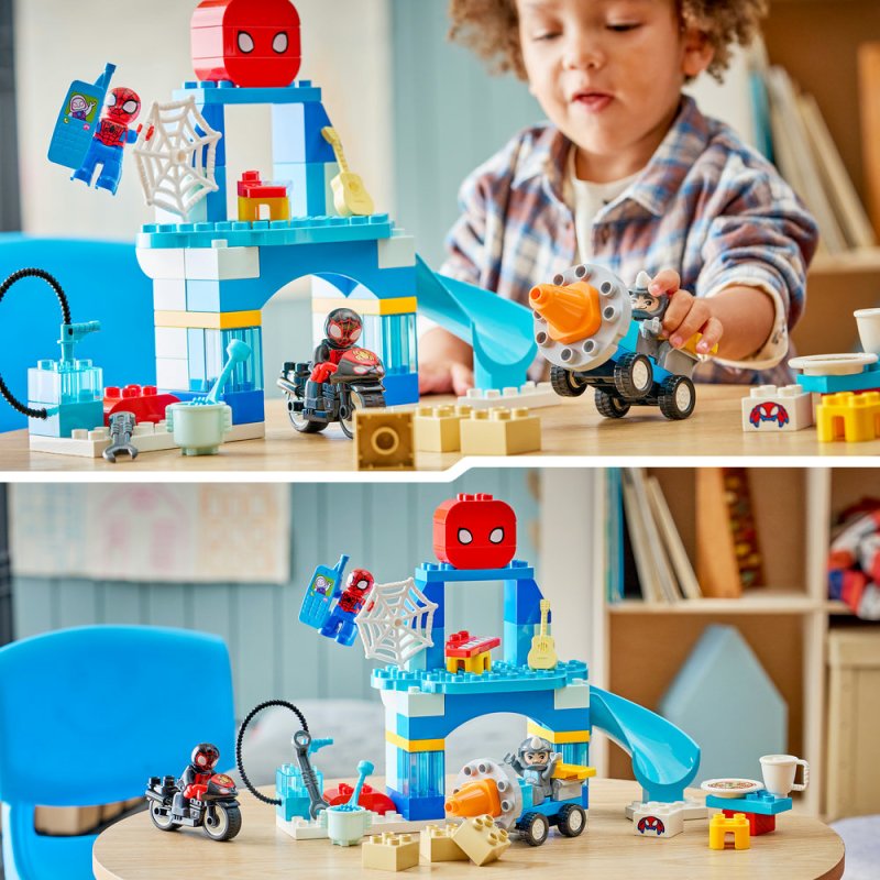 LEGO® DUPLO® │ Marvel 10464 Spideyho tým a pavoučí základna