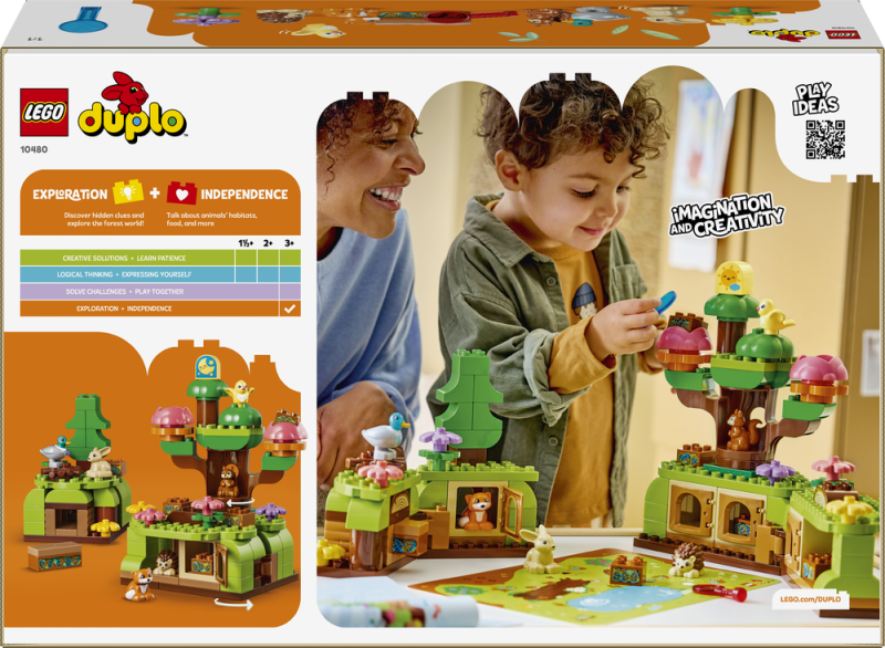 LEGO® DUPLO® 10480 Les plný objevů a divokých zvířátek