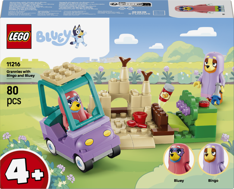 LEGO® Bluey 11216 Bingo, Bluey a babičky
