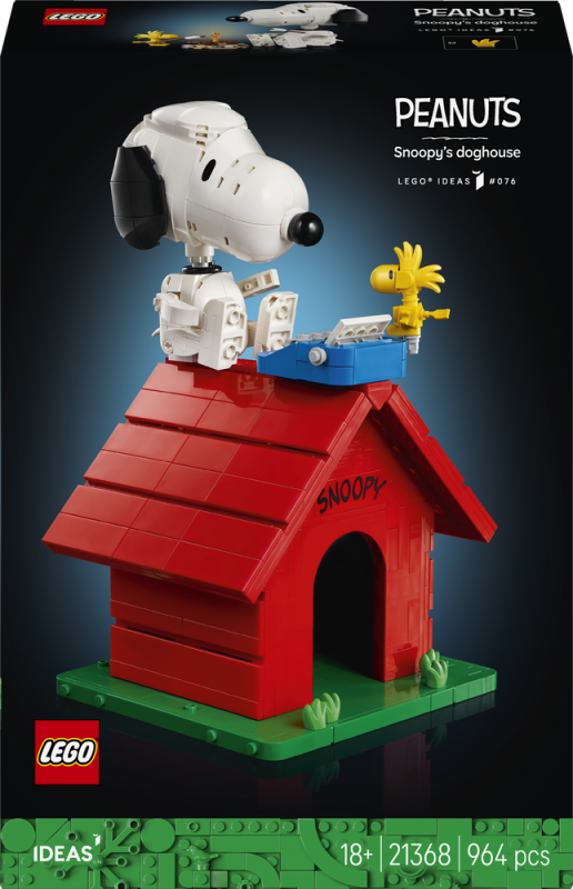 LEGO® Ideas 21368 Peanuts: Snoopyho bouda