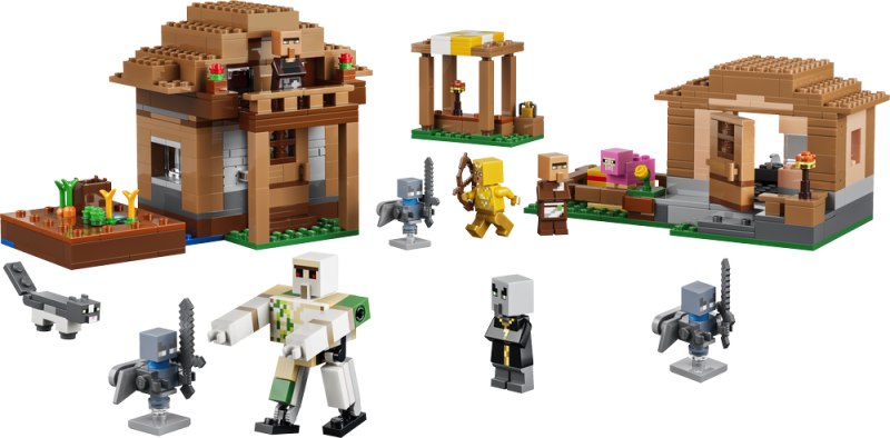 LEGO® Minecraft® 21596 Útok Mága na vesnici