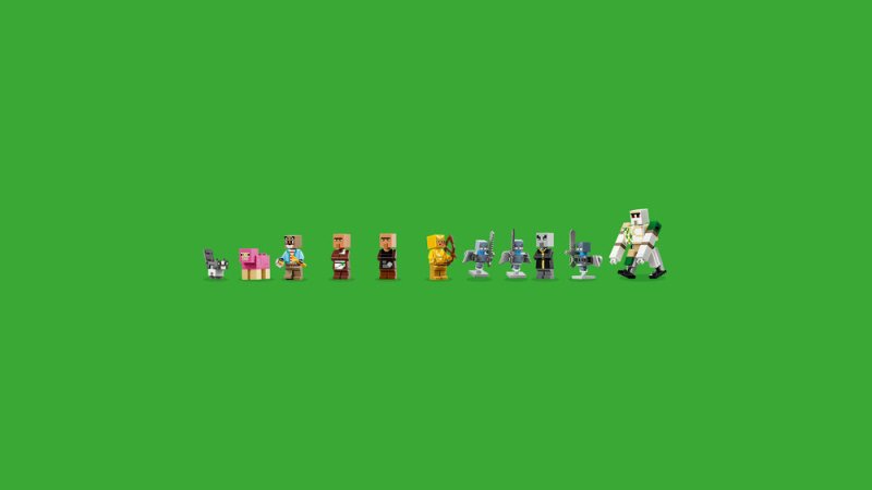 LEGO® Minecraft® 21596 Útok Mága na vesnici