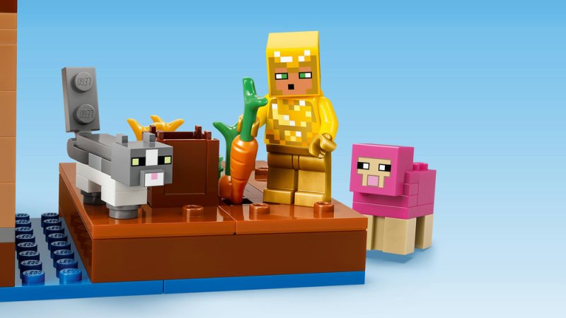 LEGO® Minecraft® 21596 Útok Mága na vesnici