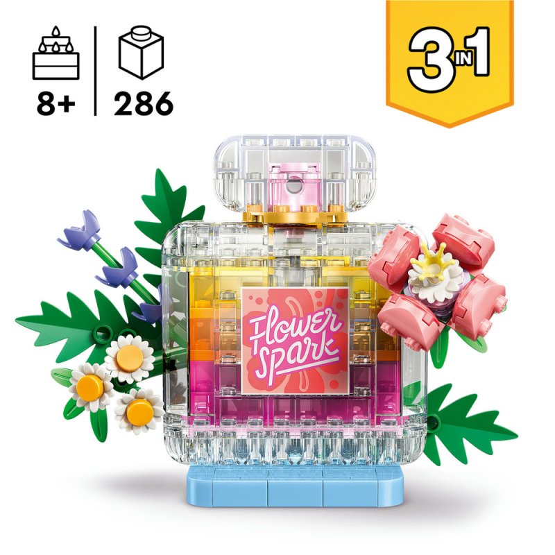 LEGO® Creator 3 v 1 31383 Parfém s ozdobnými květinami