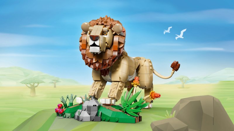 LEGO® Creator 3 v 1 31386 Divoká zvířata: Majestátní lev