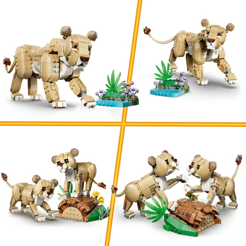 LEGO® Creator 3 v 1 31386 Divoká zvířata: Majestátní lev