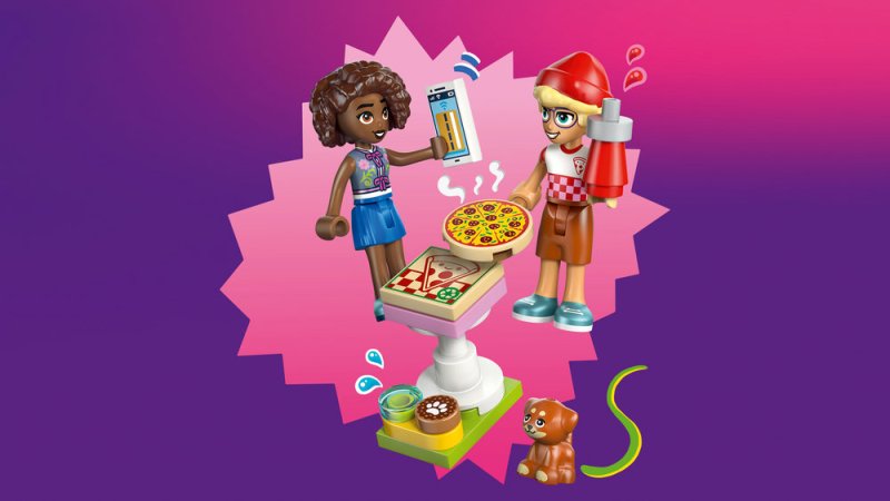 LEGO® Friends 42694 Pojízdný stánek s pizzou