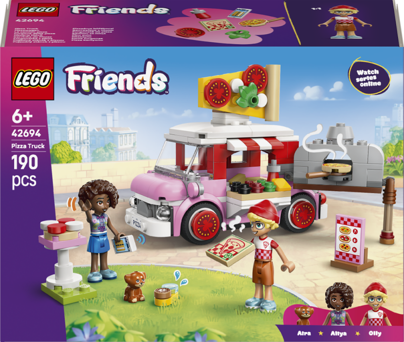 LEGO® Friends 42694 Pojízdný stánek s pizzou