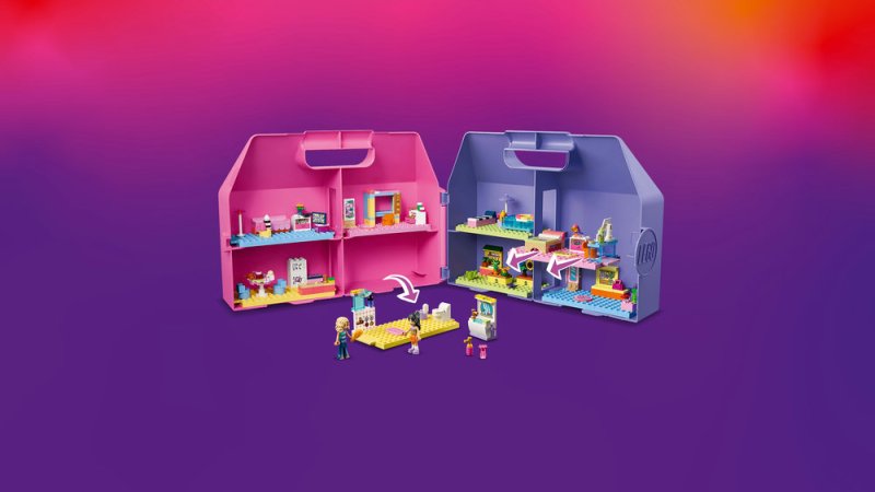 LEGO® Friends 42697 Kreativní kufřík a domek pro panenky