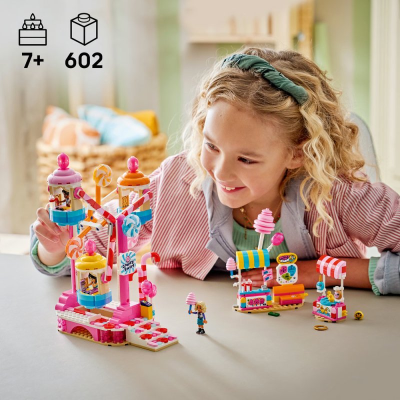 LEGO® Friends 42700 Kolotoč se sladkostmi a cupcaky