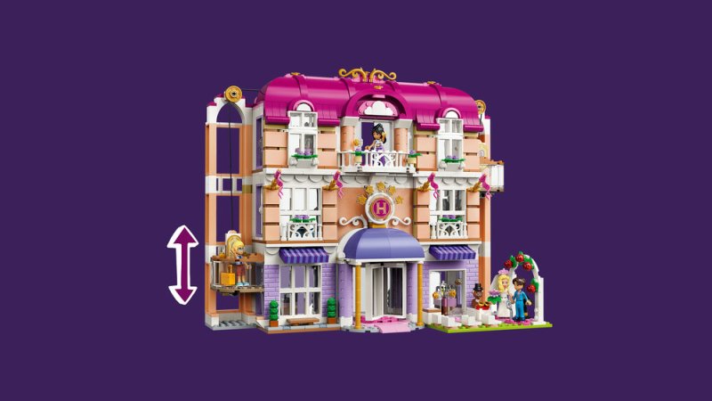 LEGO® Friends 42704 Grand Hotel v městečku Heartlake