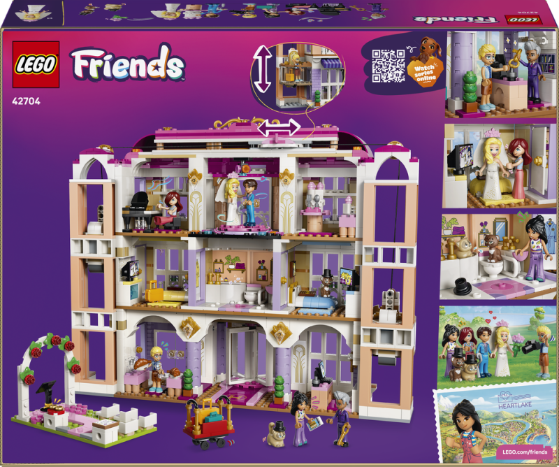 LEGO® Friends 42704 Grand Hotel v městečku Heartlake