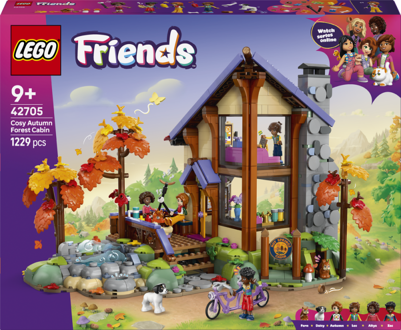 LEGO® Friends 42705 Útulná chata v podzimním lese