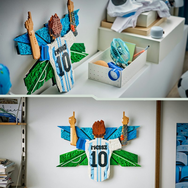 LEGO® Editions 43018 Lionel Messi – Okamžik vítězství