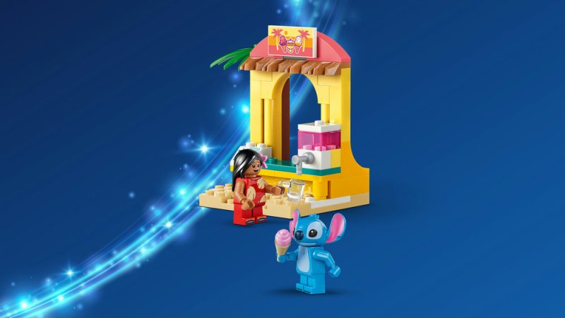 LEGO® │ Disney 43280 Zábava na pláži s Lilo a Stitchem