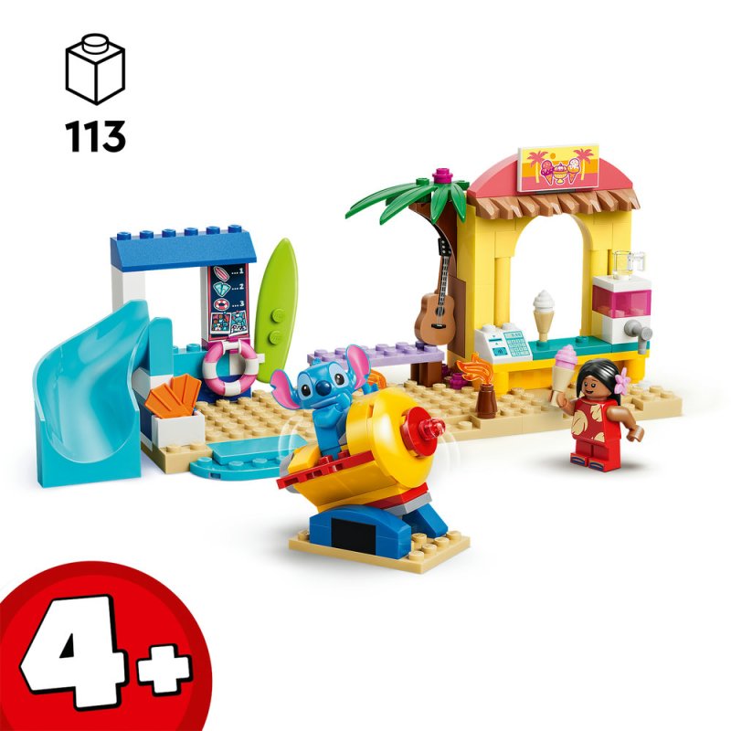 LEGO® │ Disney 43280 Zábava na pláži s Lilo a Stitchem