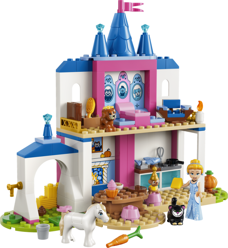 LEGO® │ Disney 43283 Popelčin zámek a její zvířecí přátelé