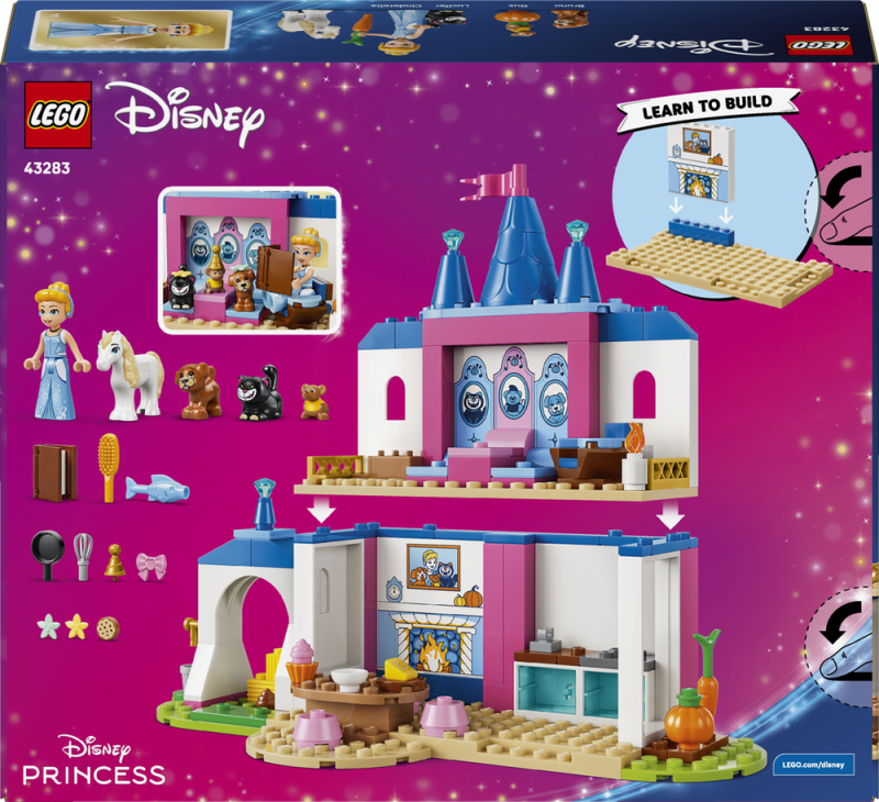 LEGO® │ Disney 43283 Popelčin zámek a její zvířecí přátelé
