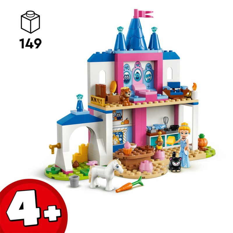 LEGO® │ Disney 43283 Popelčin zámek a její zvířecí přátelé
