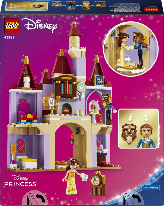 LEGO® │ Disney 43289 Kráska a zvíře: Začarovaný zámek
