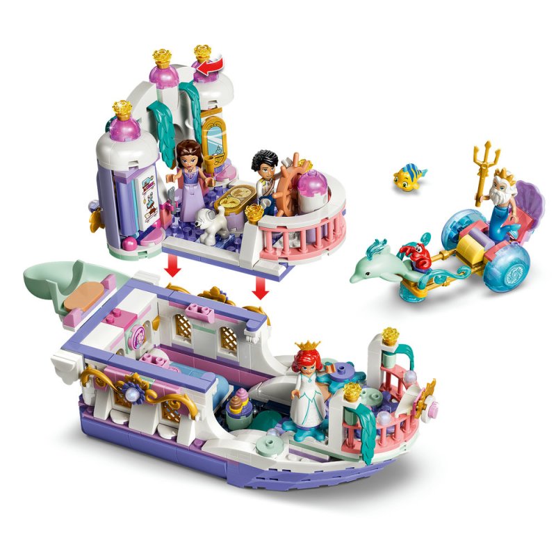 LEGO® │ Disney 43299 Arielina loď a královská svatba