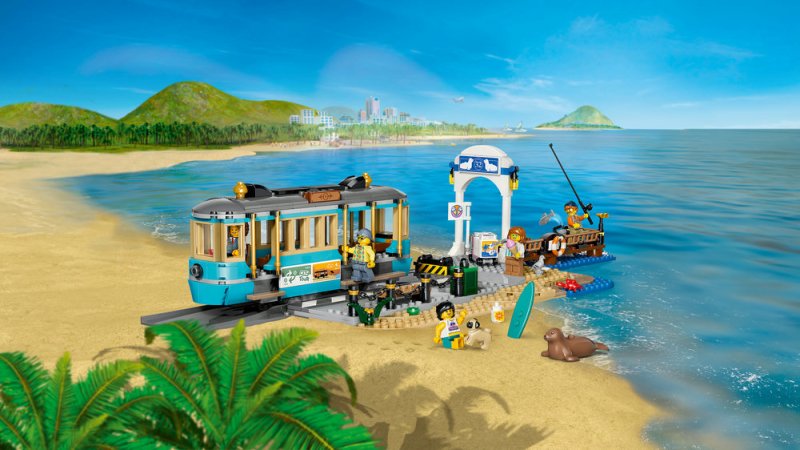 LEGO® City 60506 Historická plážová tramvaj