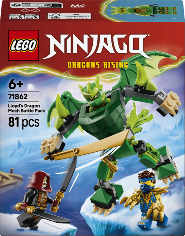 LEGO® NINJAGO® 71862 Bojový balíček: Lloydův dračí oblek