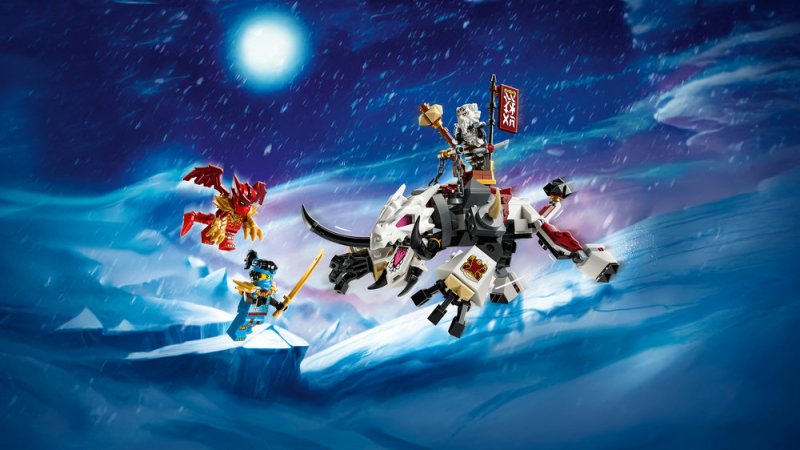 LEGO® NINJAGO® 71863 Zilvar a dračí bestie Grimtak