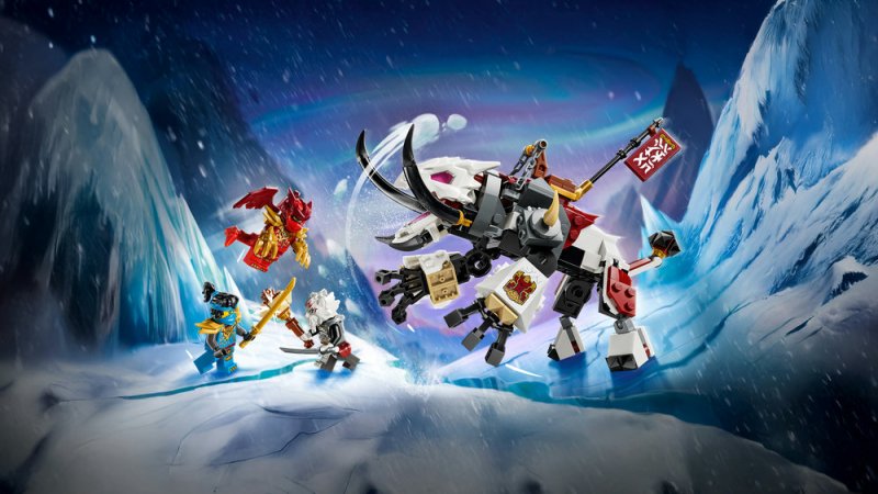 LEGO® NINJAGO® 71863 Zilvar a dračí bestie Grimtak