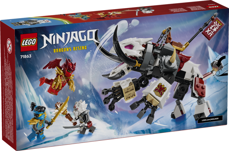 LEGO® NINJAGO® 71863 Zilvar a dračí bestie Grimtak