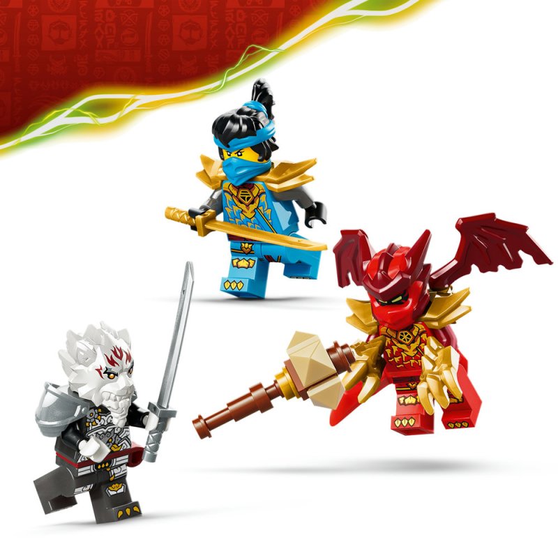 LEGO® NINJAGO® 71863 Zilvar a dračí bestie Grimtak