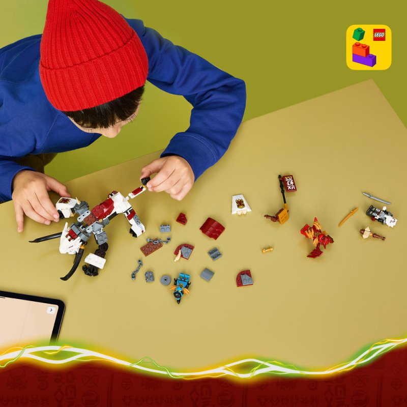 LEGO® NINJAGO® 71863 Zilvar a dračí bestie Grimtak