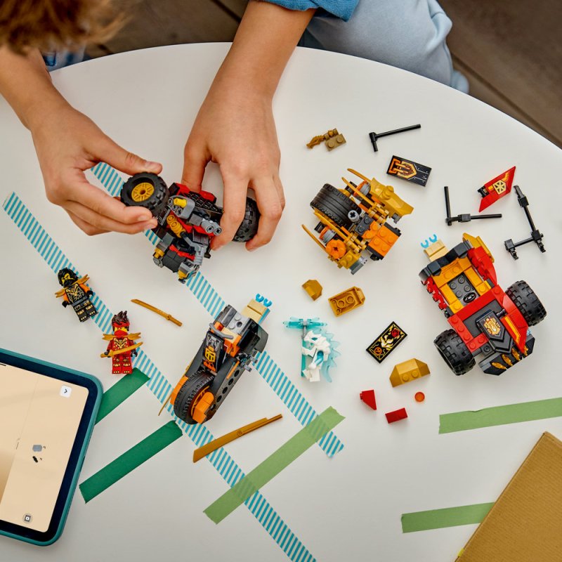 LEGO® NINJAGO® 71864 Kombinovatelná vozidla Kaie a Colea