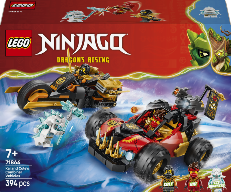 LEGO® NINJAGO® 71864 Kombinovatelná vozidla Kaie a Colea
