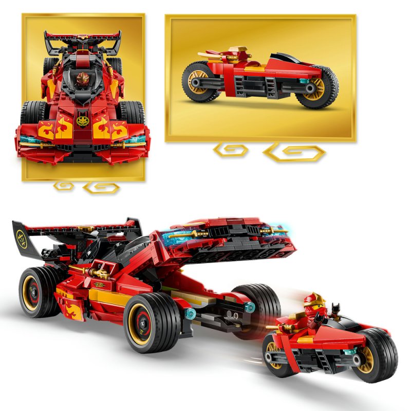 LEGO® NINJAGO® 71867 Kaiův červený bourák: 15 let NINJAGO