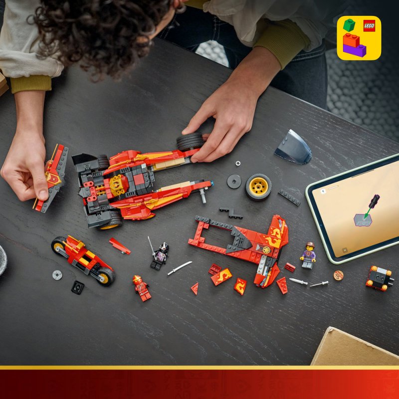 LEGO® NINJAGO® 71867 Kaiův červený bourák: 15 let NINJAGO