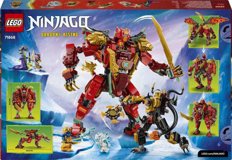 LEGO® NINJAGO® 71868 Wyldfyre a transformační dračí oblek