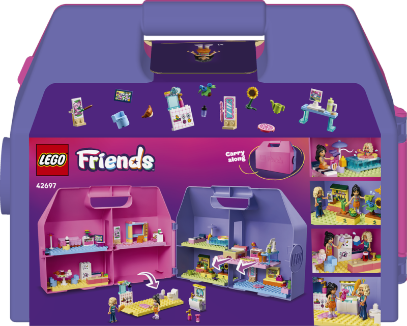 LEGO® Friends 42697 Kreativní kufřík a domek pro panenky