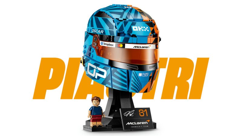LEGO® Editions 43017 Helma Oscar Piastri z týmu McLaren Mastercard F1®