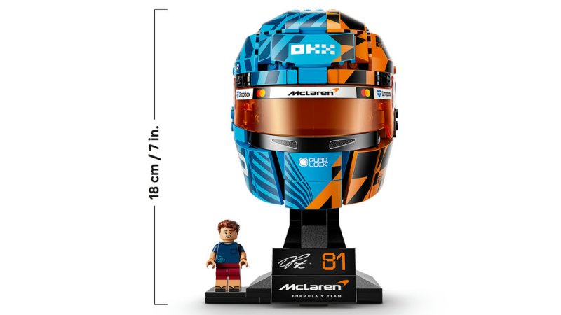 LEGO® Editions 43017 Helma Oscar Piastri z týmu McLaren Mastercard F1®