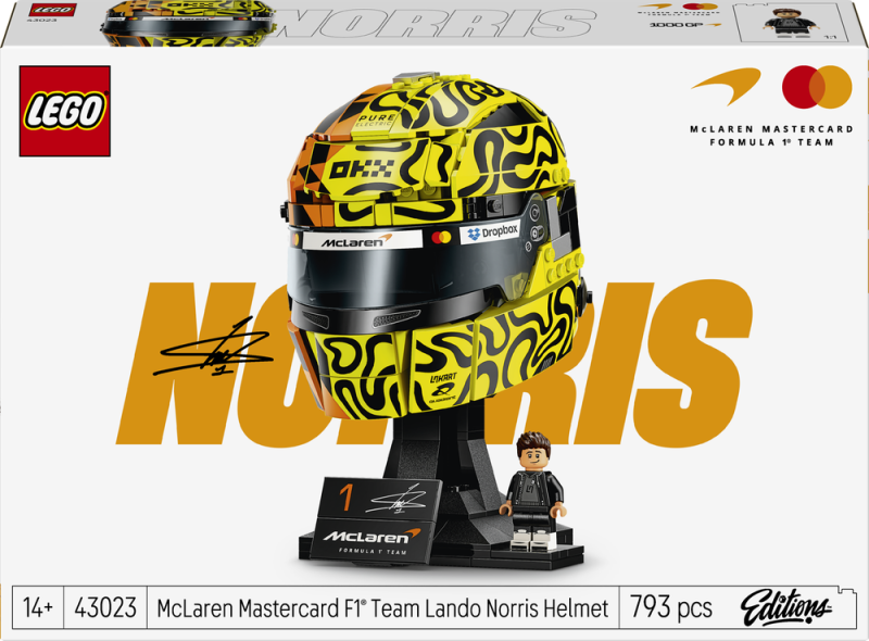LEGO® Editions 43023 Helma Lando Norris z týmu McLaren Mastercard F1®