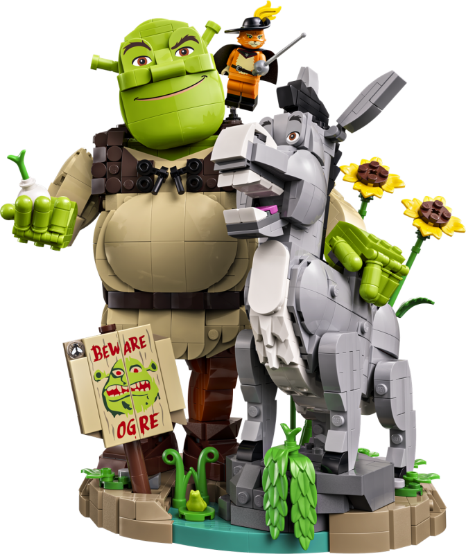 LEGO® Shrek 72423 Shrek, Oslík a Kocour v botách