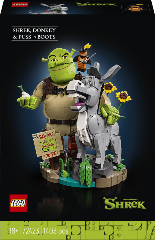 LEGO® Shrek 72423 Shrek, Oslík a Kocour v botách