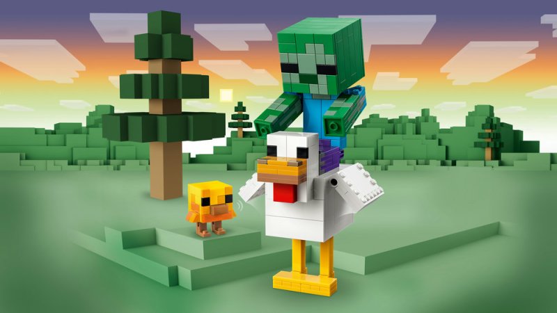 LEGO® Minecraft® 21582 Kuřecí žokej