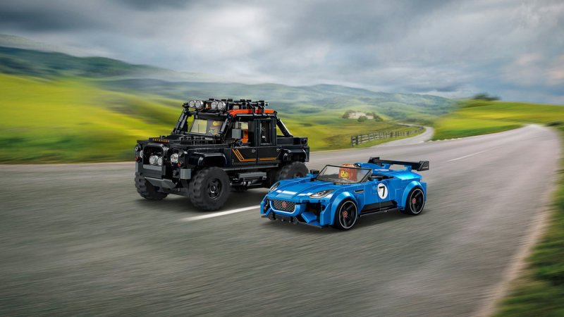 LEGO® Speed Champions 77264 Jaguar Project 7 a Land Rover Defender